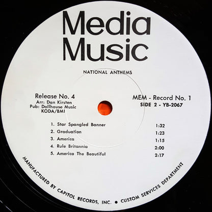 Dan Kirsten : Release No. 4 - Special Occasions (LP, Album, Mono)