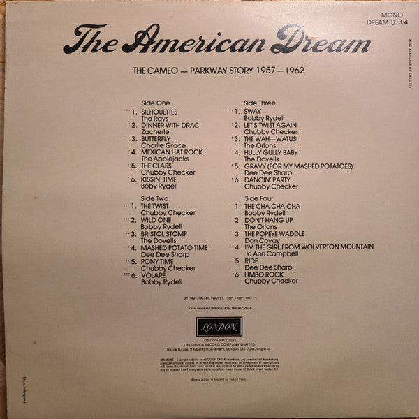 Various : The American Dream (The Cameo-Parkway Story 1957-1962) (2xLP, Comp)