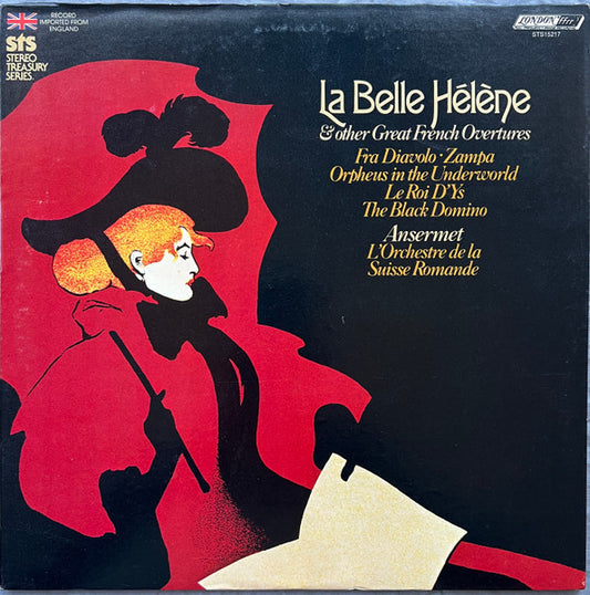 Ernest Ansermet, L'Orchestre De La Suisse Romande : La Belle Helene & other Great French Overtures (LP, Album, RE)