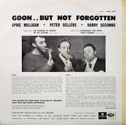 The Goons : Goon .. But Not Forgotten (LP, Mono, RE)