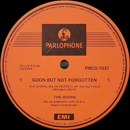 The Goons : Goon .. But Not Forgotten (LP, Mono, RE)