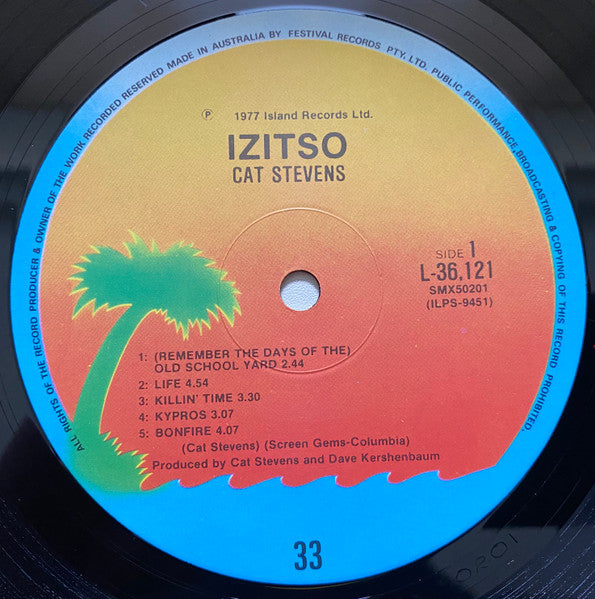 Cat Stevens : Izitso (LP, Album, Gat)