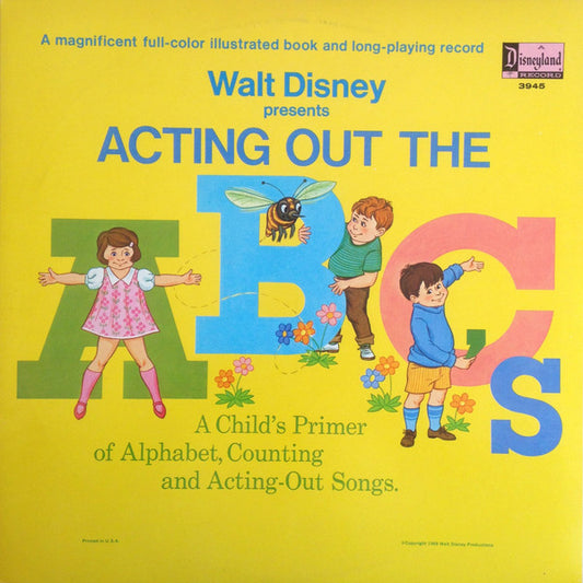 Various : Walt Disney Presents Acting Out The ABC's (LP)