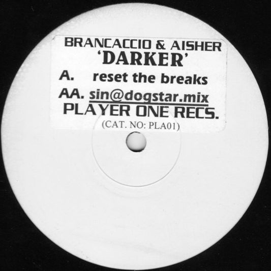 Brancaccio & Aisher : Darker (12", W/Lbl, Sti)