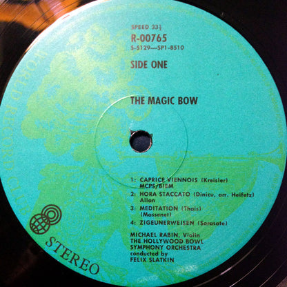Michael Rabin : The Magic Bow (LP, Album, Club, RE)