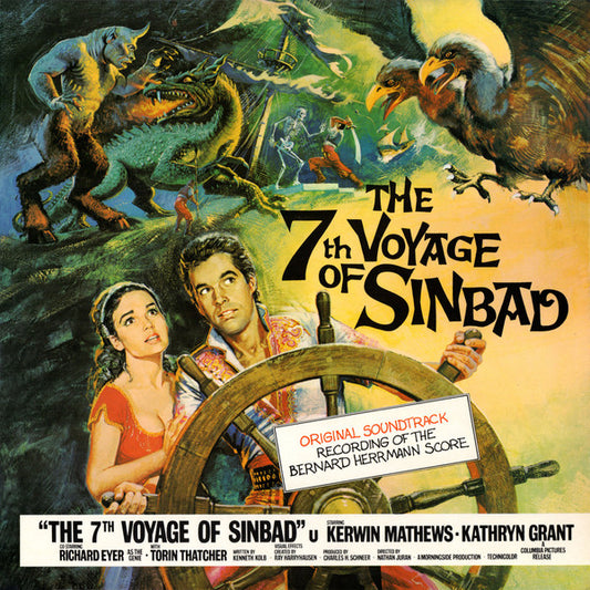 Bernard Herrmann : The 7th Voyage Of Sinbad (Original Motion Picture Soundtrack) (LP, Mono, RE)