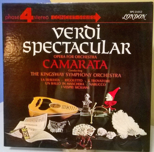 Tutti Camarata Conducting The Kingsway Symphony Orchestra : Verdi Spectacular (LP, Gat)