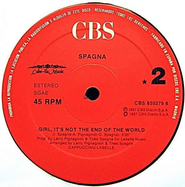 Ivana Spagna : Call Me (12", Maxi)