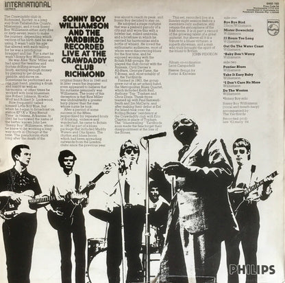 Sonny Boy Williamson (2) & The Yardbirds : Sonny Boy Williamson & The Yardbirds (LP, Album, RE)
