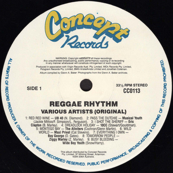 Various : Reggae Rhythm (LP, Comp)