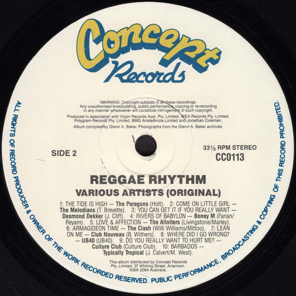 Various : Reggae Rhythm (LP, Comp)
