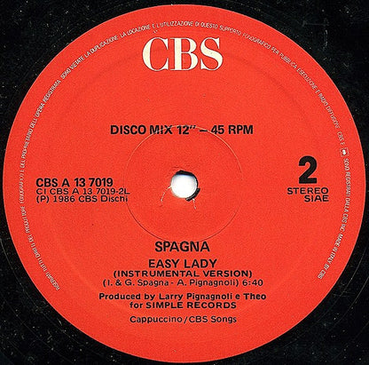 Spagna* : Easy Lady (Move On Up Remix) (12")