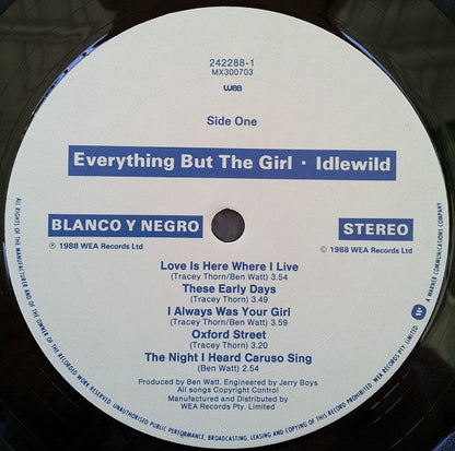 Everything But The Girl : Idlewild (LP, Album)