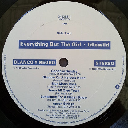 Everything But The Girl : Idlewild (LP, Album)