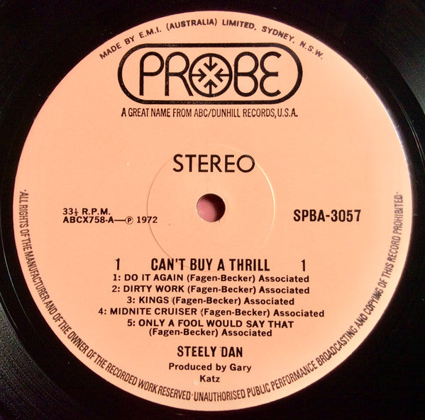 Steely Dan : Can't Buy A Thrill (LP, Album)