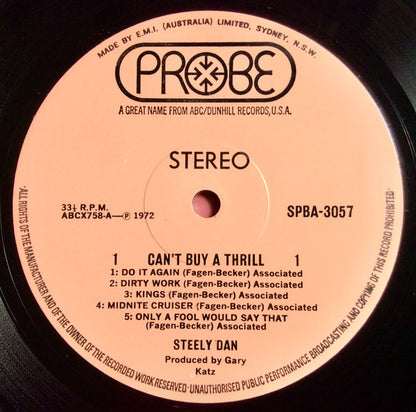 Steely Dan : Can't Buy A Thrill (LP, Album)
