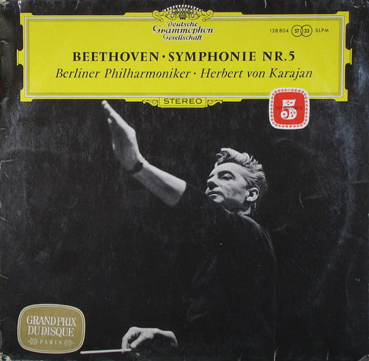 Beethoven* - Berliner Philharmoniker • Herbert von Karajan : Symphonie Nr.5 (LP, RP)