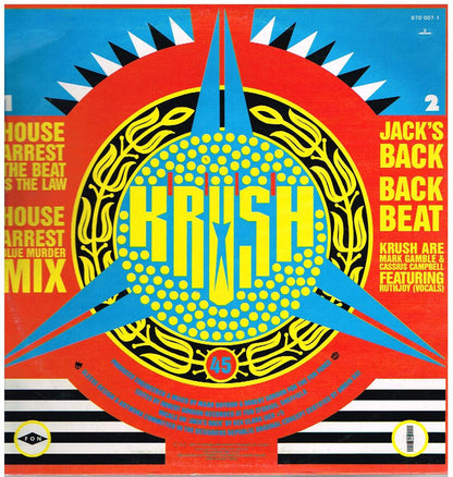 Krush : House Arrest (The Beat Is The Law) (12")
