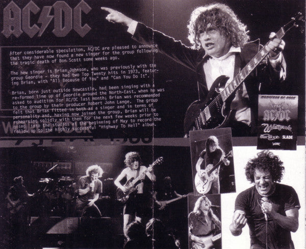 AC/DC : Back In Black (Cass, Album, RE)