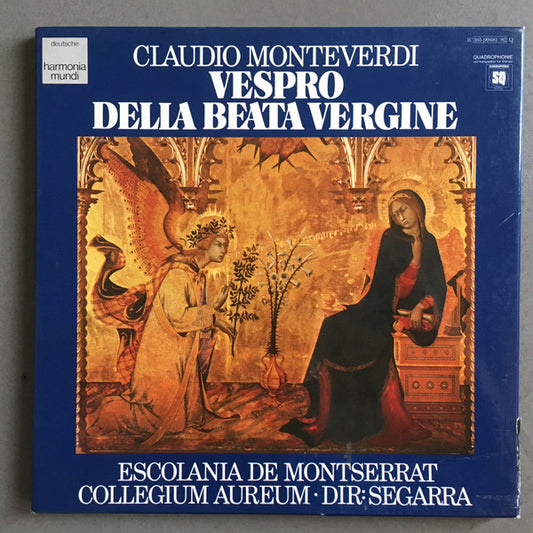 Claudio Monteverdi : Vespro Della Beata Vergine (2xLP, Album, Quad)