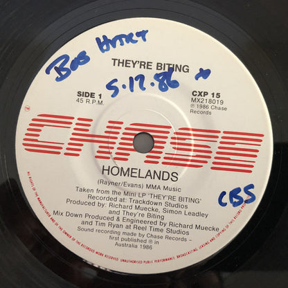 They're Biting : Homelands (7", Single)