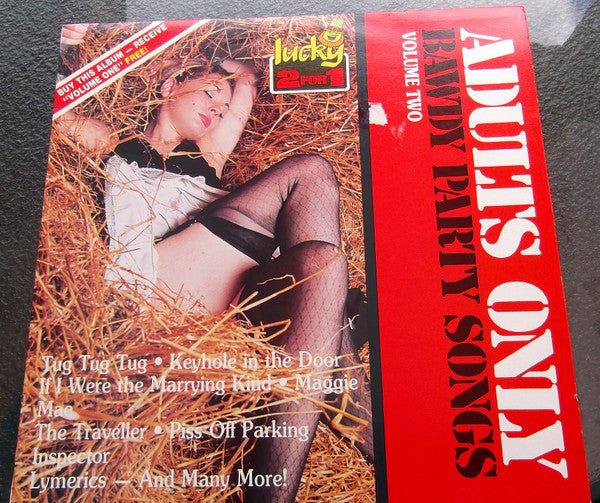 Various : Adults Only - Bawdy Party Songs - Volume Two (LP)
