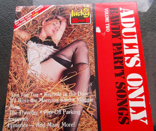 Various : Adults Only - Bawdy Party Songs - Volume Two (LP)