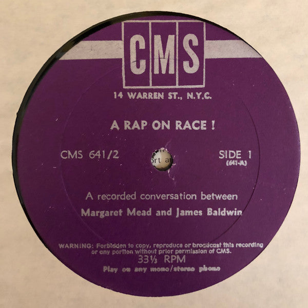 Margaret Mead and James Baldwin : A Rap On Race (2xLP)