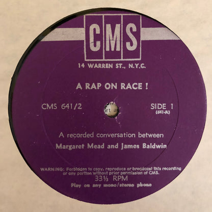 Margaret Mead and James Baldwin : A Rap On Race (2xLP)