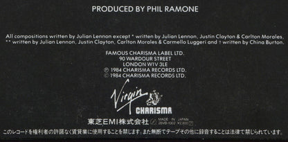 Julian Lennon : Valotte (LP, Album)
