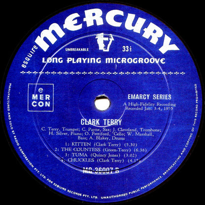 Clark Terry : Clark Terry (LP, Album)