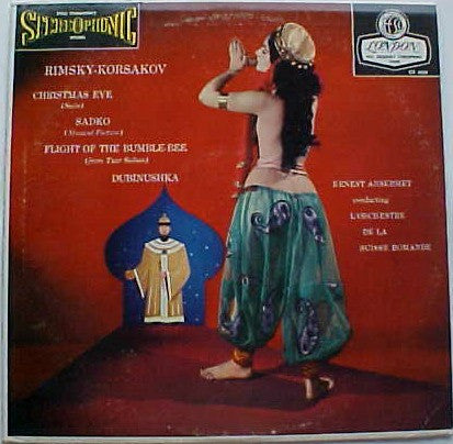 L'Orchestre De La Suisse Romande, Ernest Ansermet : Rimsky-Korsakov_La Nuit De Noel-Sadko-Le Vol Du Bourdon-Chanson Russe (LP, Album, RP)