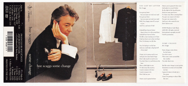 Boz Scaggs : Some Change (Cass, Album)
