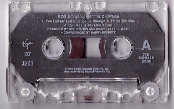 Boz Scaggs : Some Change (Cass, Album)