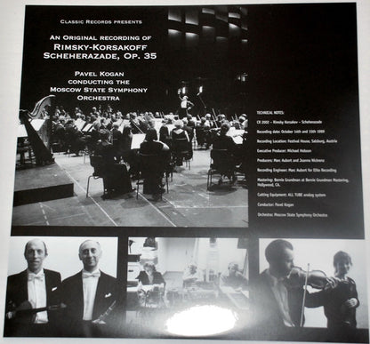 Nikolai Rimsky-Korsakov - Pavel Kogan : Scheherazade, Op. 35 (LP, Gat)