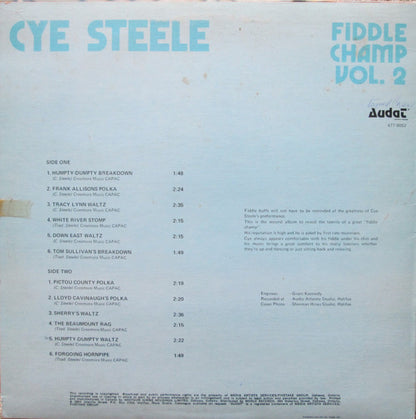 Cye Steele : Fiddle Champ Vol. 2 (LP)