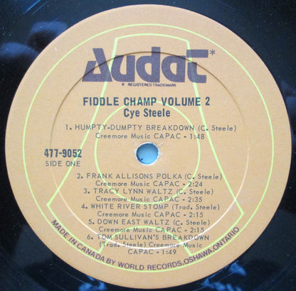 Cye Steele : Fiddle Champ Vol. 2 (LP)