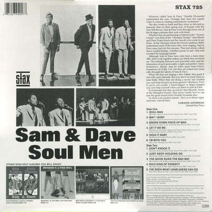 Sam & Dave : Soul Men (LP, Album, Mono, RE, 180)