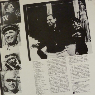 Various : Mel Brooks’ Movie Music – Blazing Saddles (The Producers & 12 Chairs) Original Soundtrack (LP, Album, Comp, 1st)