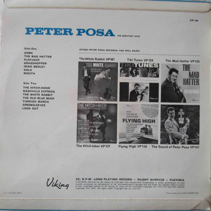 Peter Posa : His Greatest Hits (LP, Comp)