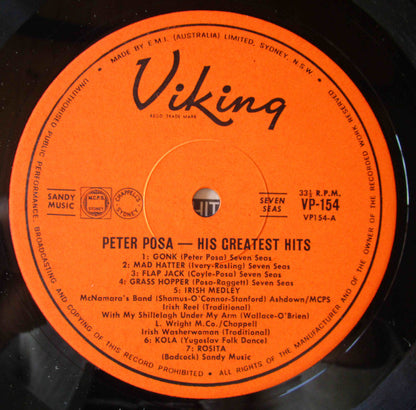 Peter Posa : His Greatest Hits (LP, Comp)