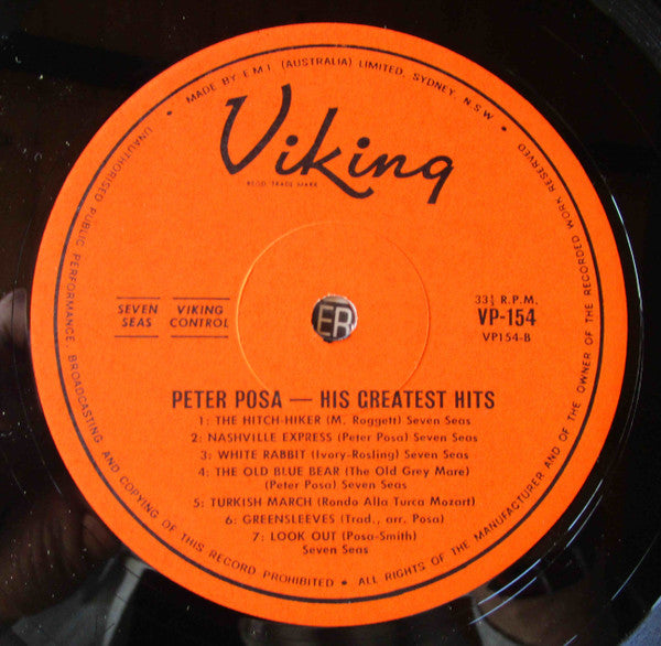Peter Posa : His Greatest Hits (LP, Comp)