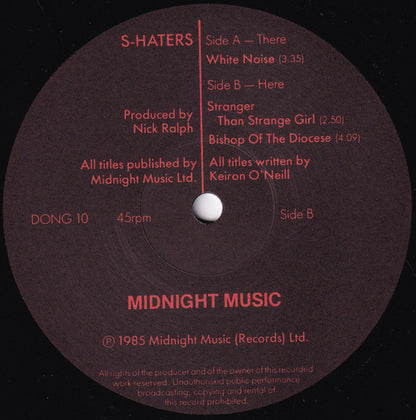 The S-Haters : White Noise (12")