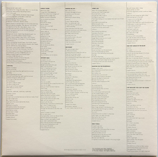 Marc Jordan : Mannequin (LP, Album)