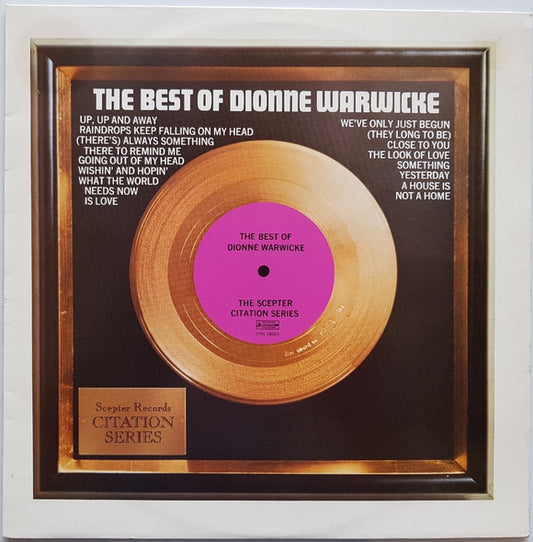 Dionne Warwick : The Best Of Dionne Warwicke (LP, Comp)