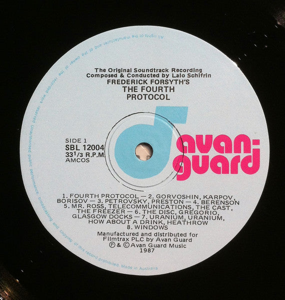 Lalo Schifrin : Frederick Forsyth's The Fourth Protocol (LP, Album)