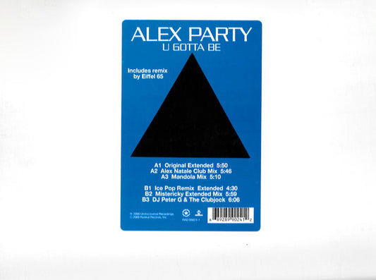 Alex Party : U Gotta Be (12")