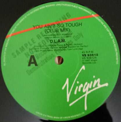 Dance Like A Mother : You Ain't So Tough (12", Promo)