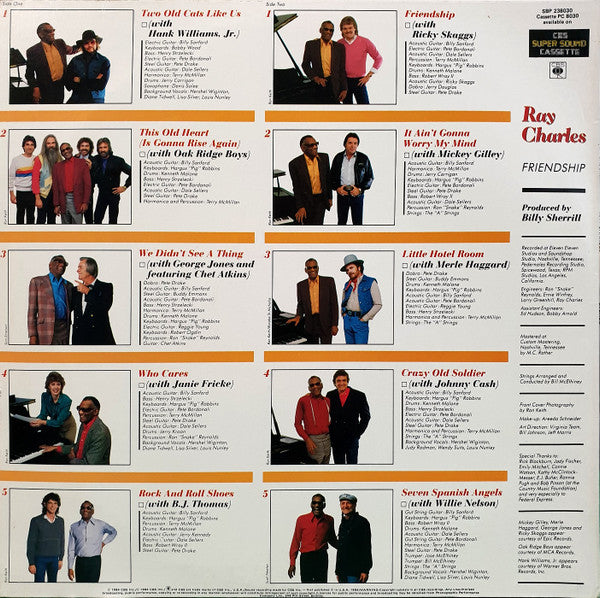 Ray Charles : Friendship (LP, Album)