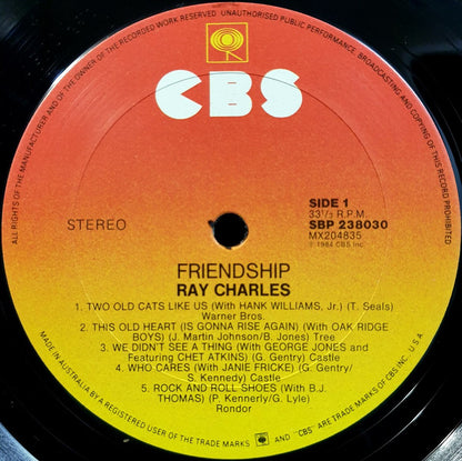 Ray Charles : Friendship (LP, Album)